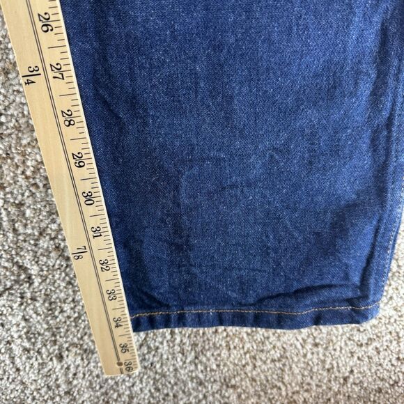 Vintage Wrangler Jeans Mens 36x34 Blue Denim 13MWZ Cowboy Cut Straight Adult - Picture 6 of 9